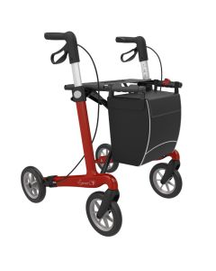 Server Carbon Fiber rollator met softbanden