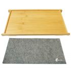 Koop Saljol Carbon/Allround dienblad bamboe in Rollator accessoires bij Medicura Zakelijk - Medicura Zakelijk - 1
