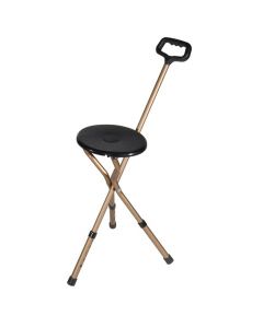 Opvouwbare wandelstok met zitje